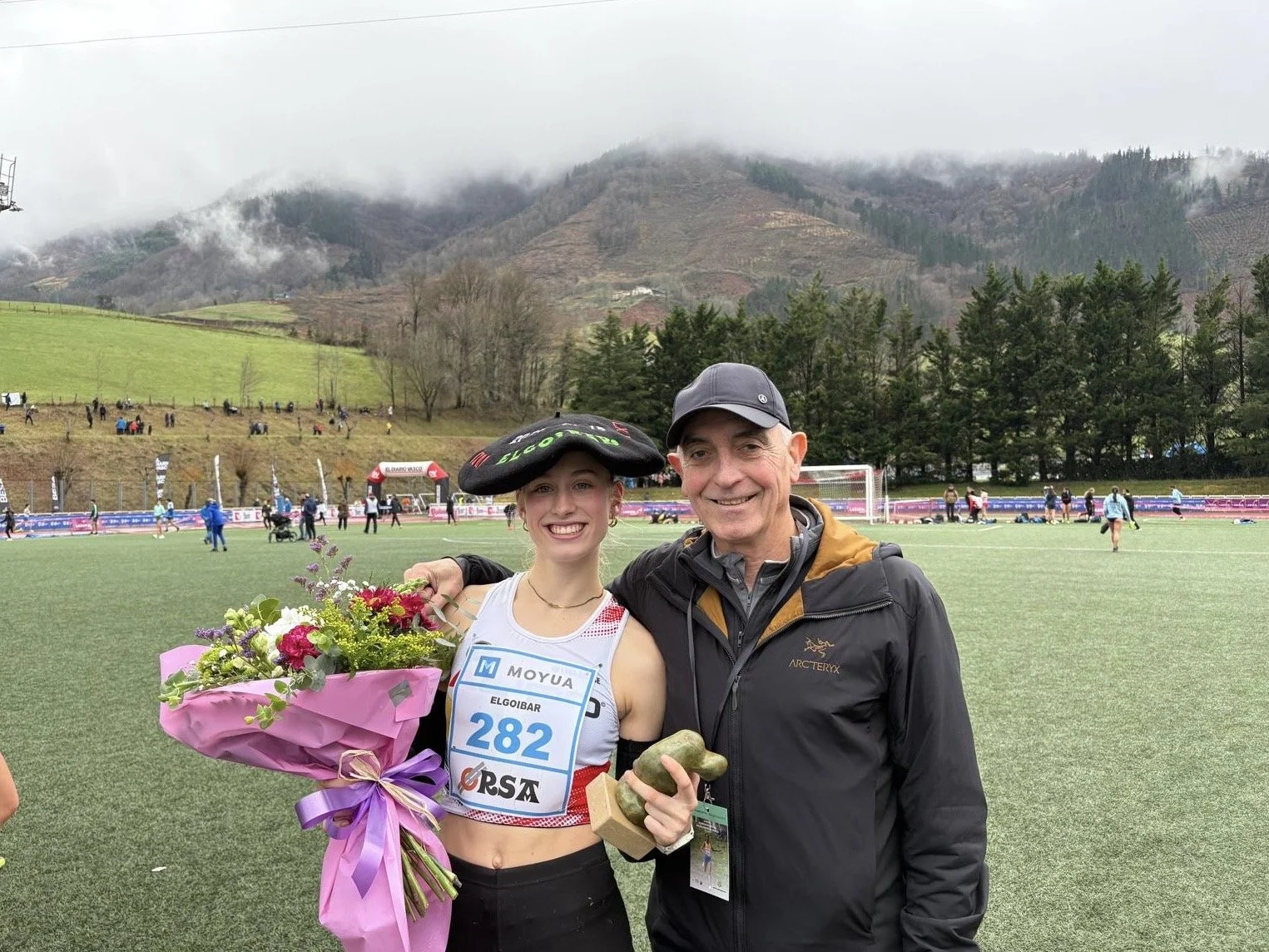 Winst in de internationale World Athletics Gold Tour cross van Elgoibar [ESP] voor Laure Verrijcken.