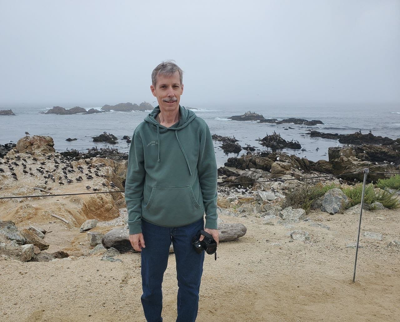 Maybe not the best weather for our hoodies today in upstate NY but they&rsquo;re the perfect weight to keep my dad Craig warm out in Monterey this week!

Love seeing our merch out in the wild.

Bring some of those cooler temps home with ya dad ☕️
