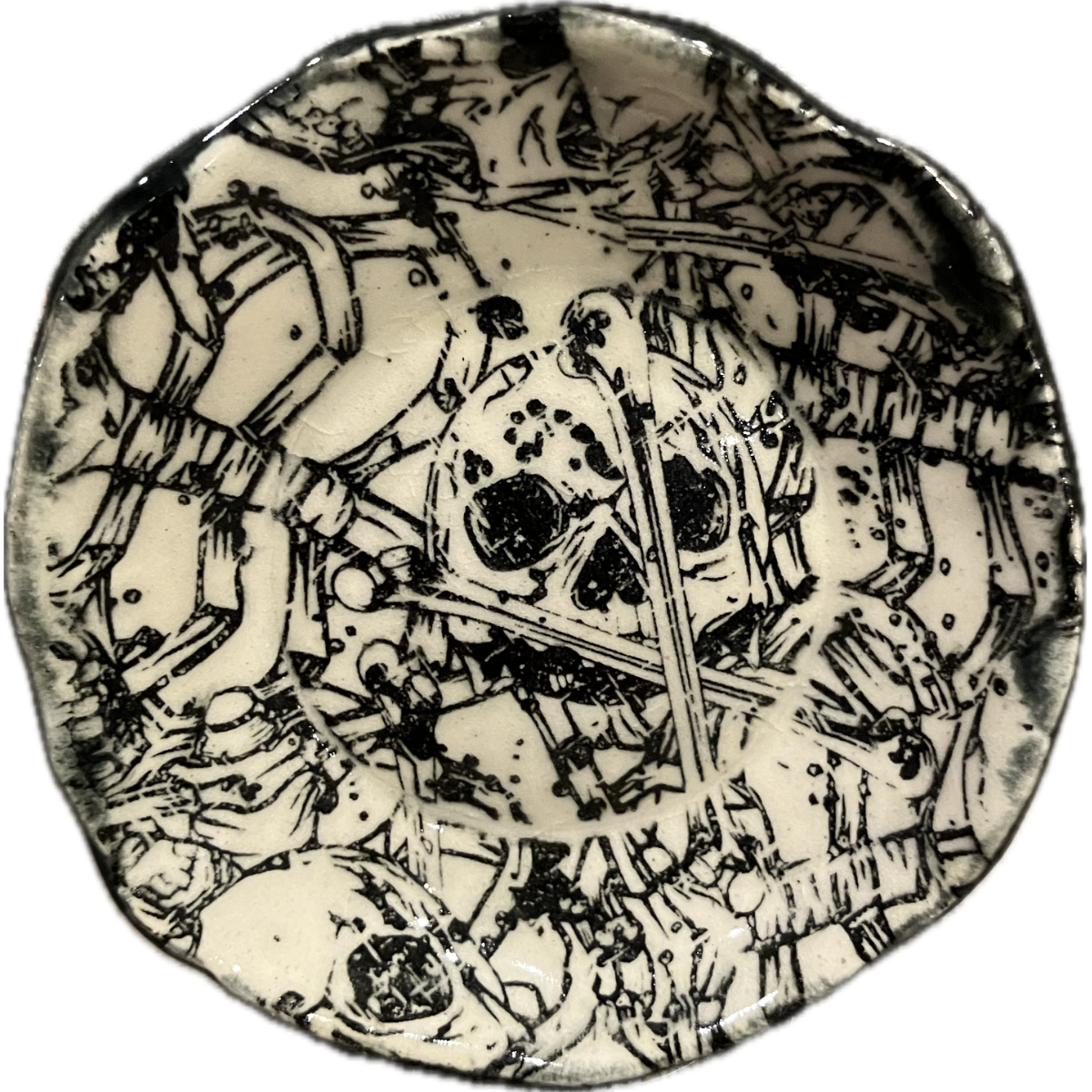Skeletons Circle Dish