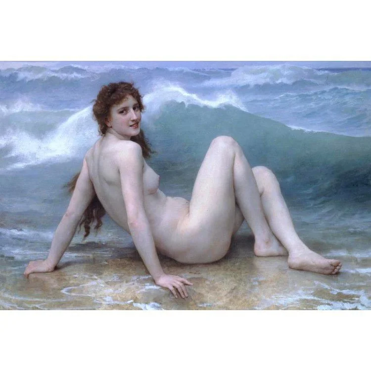 "The Wave" di William Adolphe Bouguereau