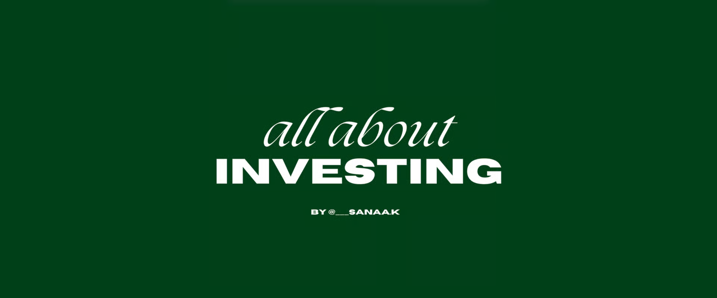 All About Investing
