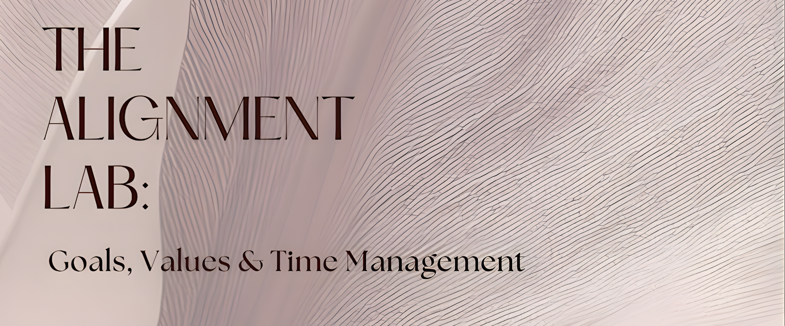 The Alignment Lab: Goals, Values &amp; Time Management