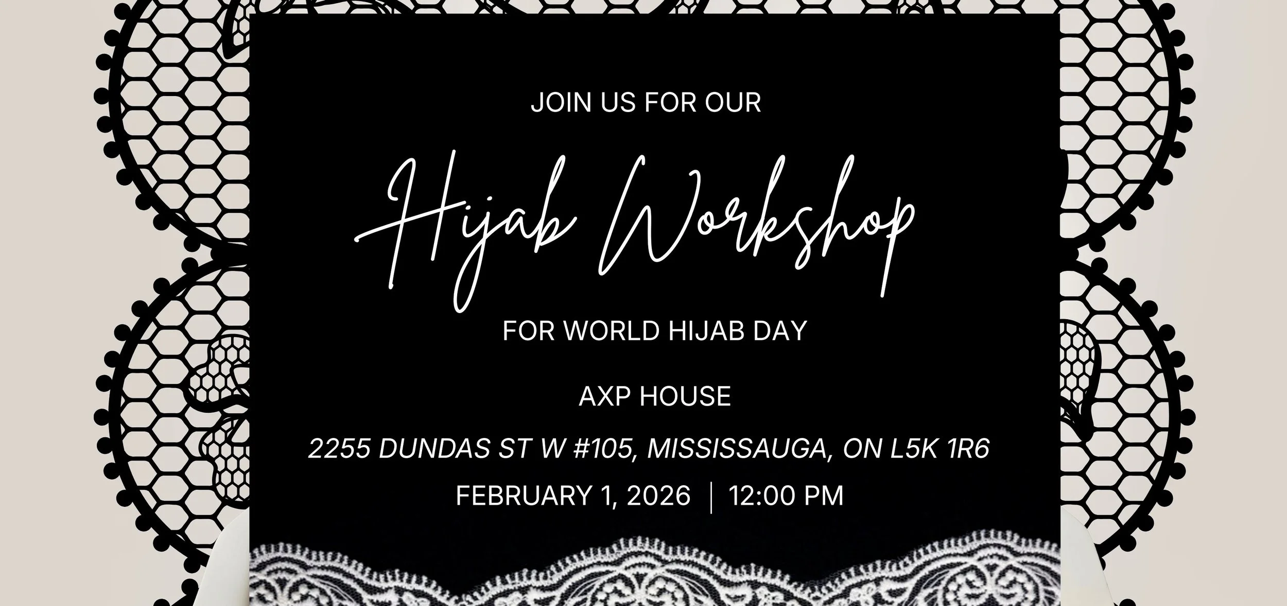 Lace Edit: Hijab Workshop by Azelefa