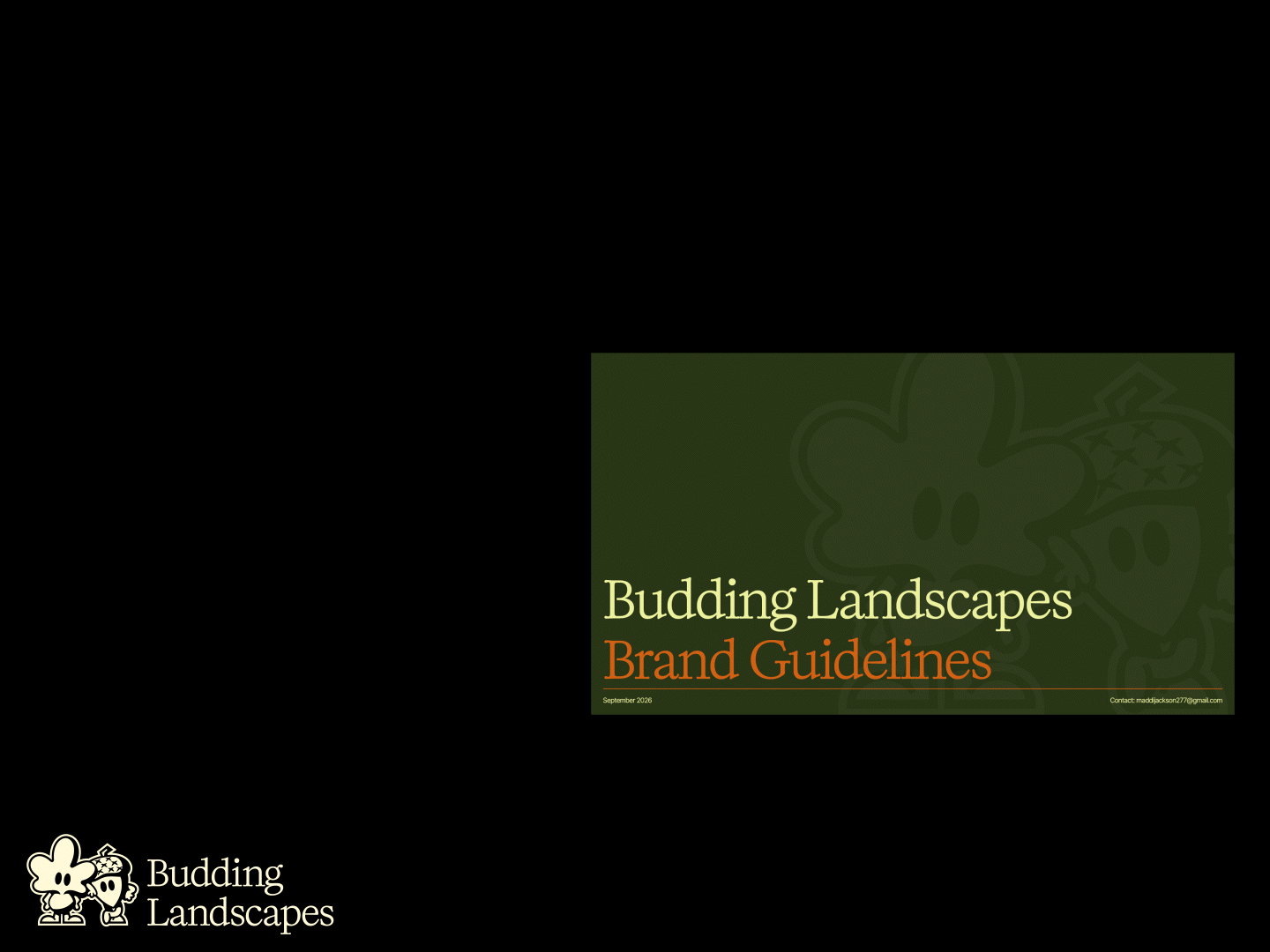 Brand Design - Budding Landscapes