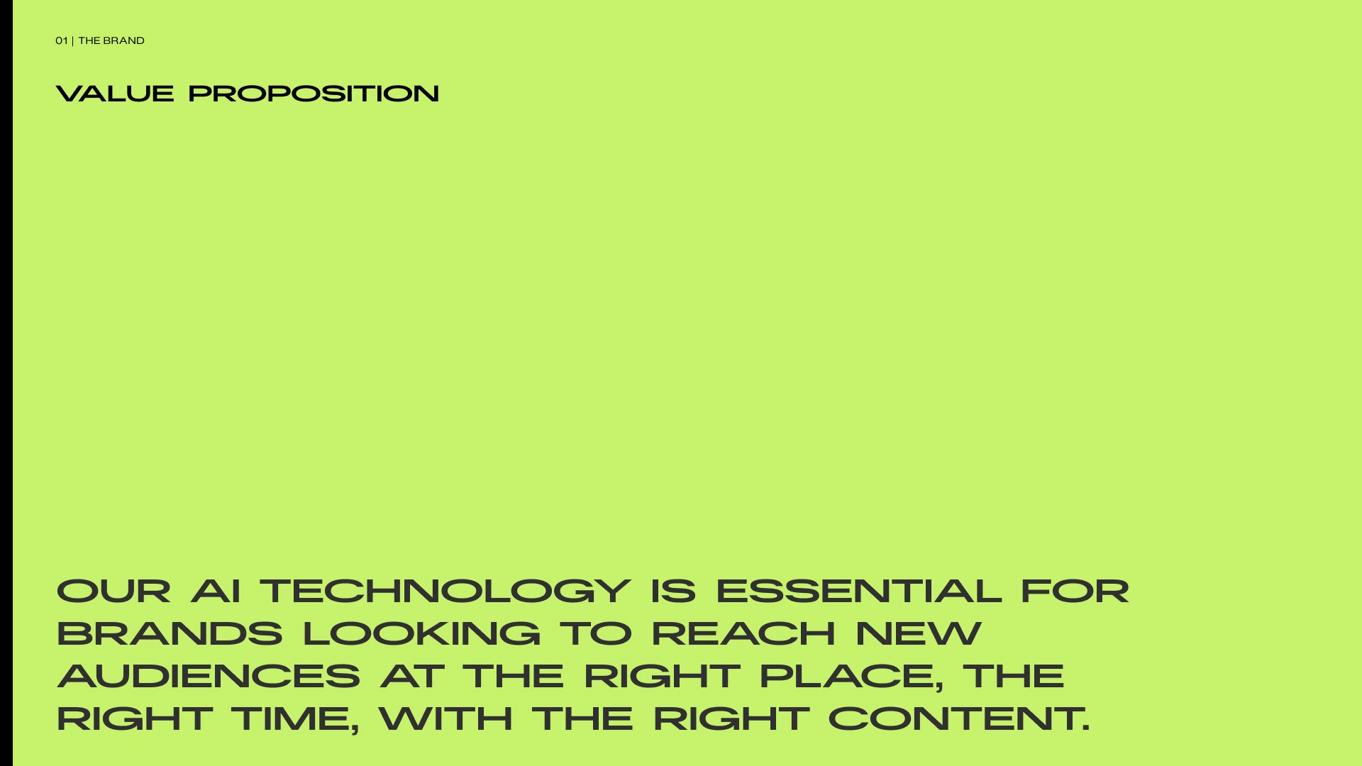 brand book value proposition