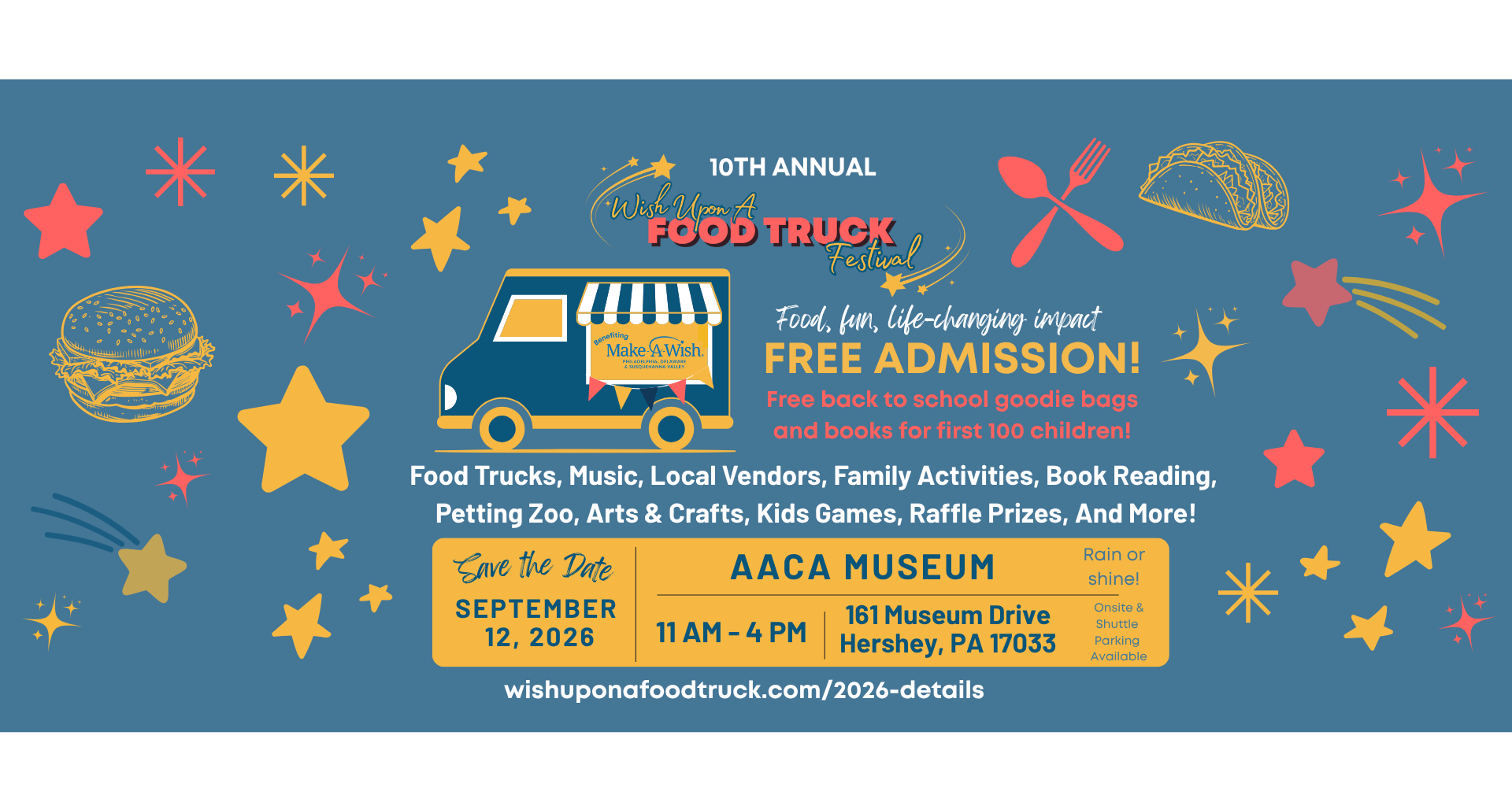 10th Annual Wish Upon A Food Truck Festival