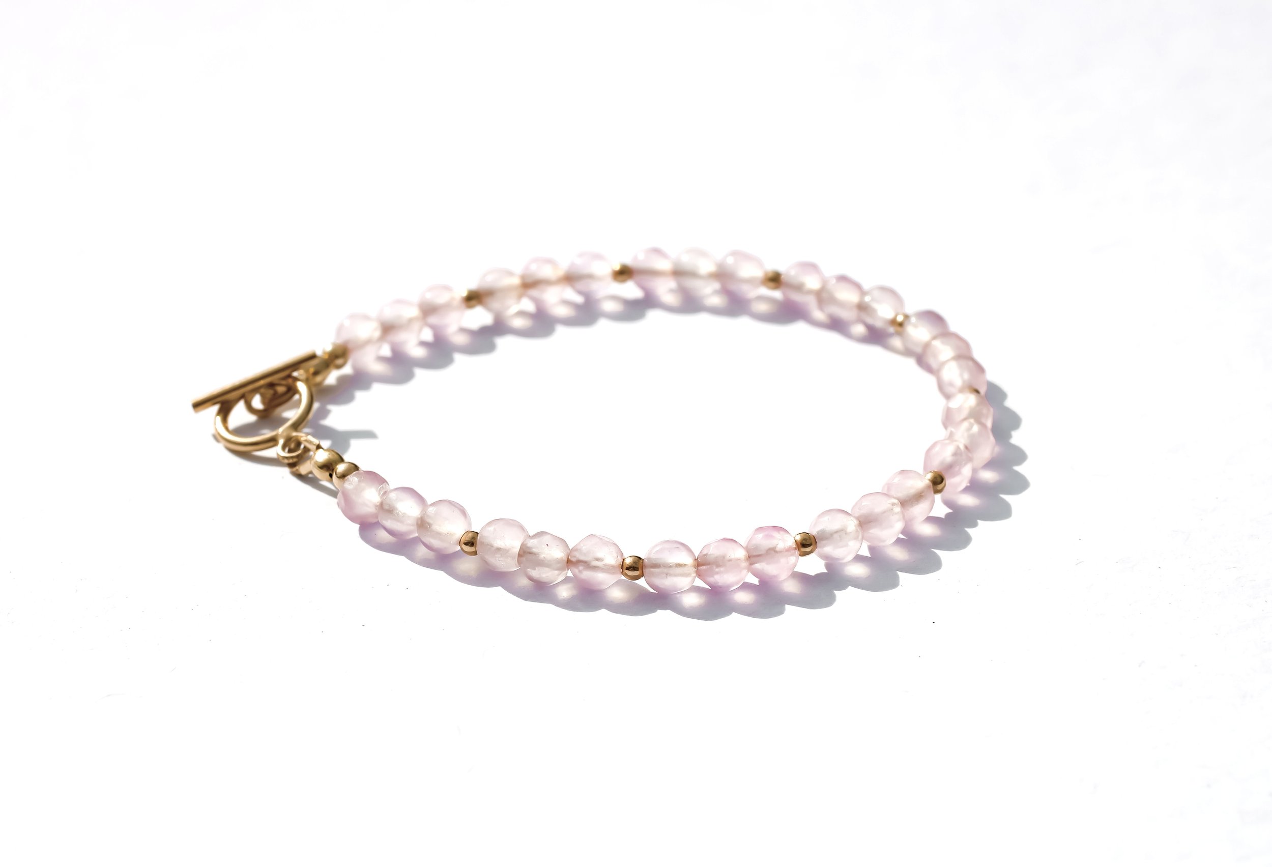 SOPHIE ROSE JADE BEADED TOGGLE BRACELET