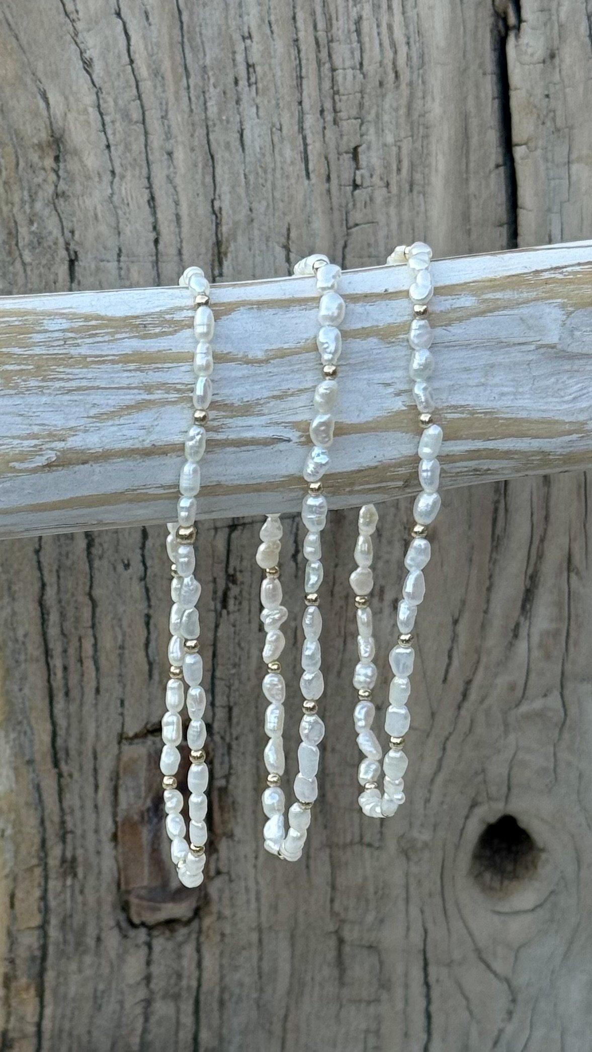 Isabel Tiny Freshwater Rice Pearl Stretch Bracelet Three.jpg