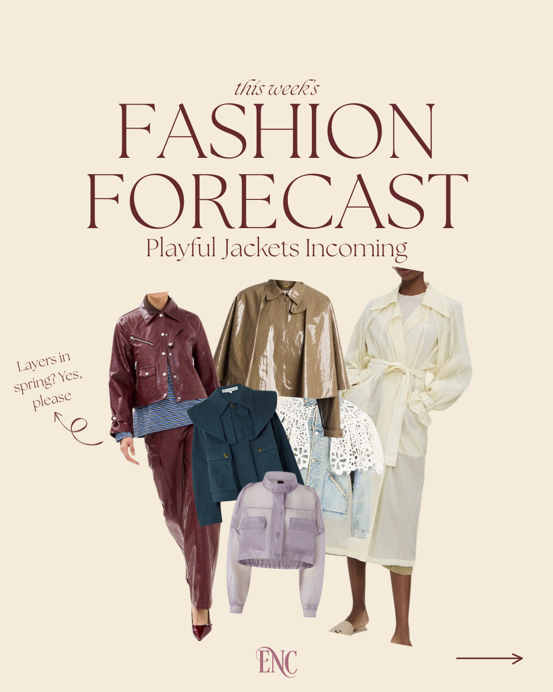 The Fashion Forecast: Playful Jackets to Wear Now