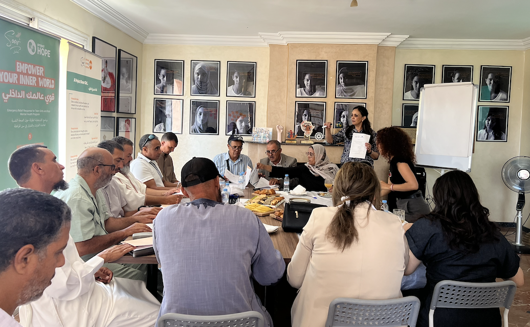 Co-creation workshop with FNAPEM and CSOs at Project Soar headquarters, centred on dialogue, shared experience, and practical solutions.