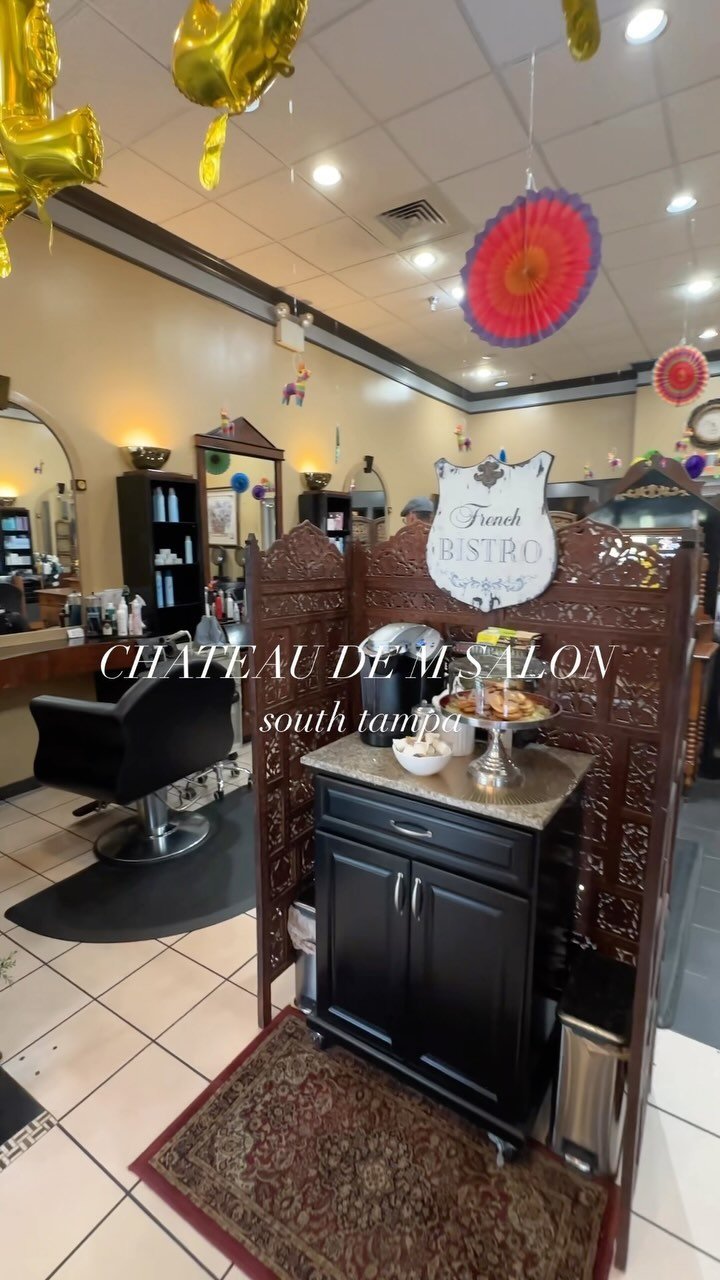 Come along inside 🪽 Welcome To Chateau de M. #ChateaudeM
#tampahairstylist #tampahair #tampahairsalon #tampasalon #salontampa
