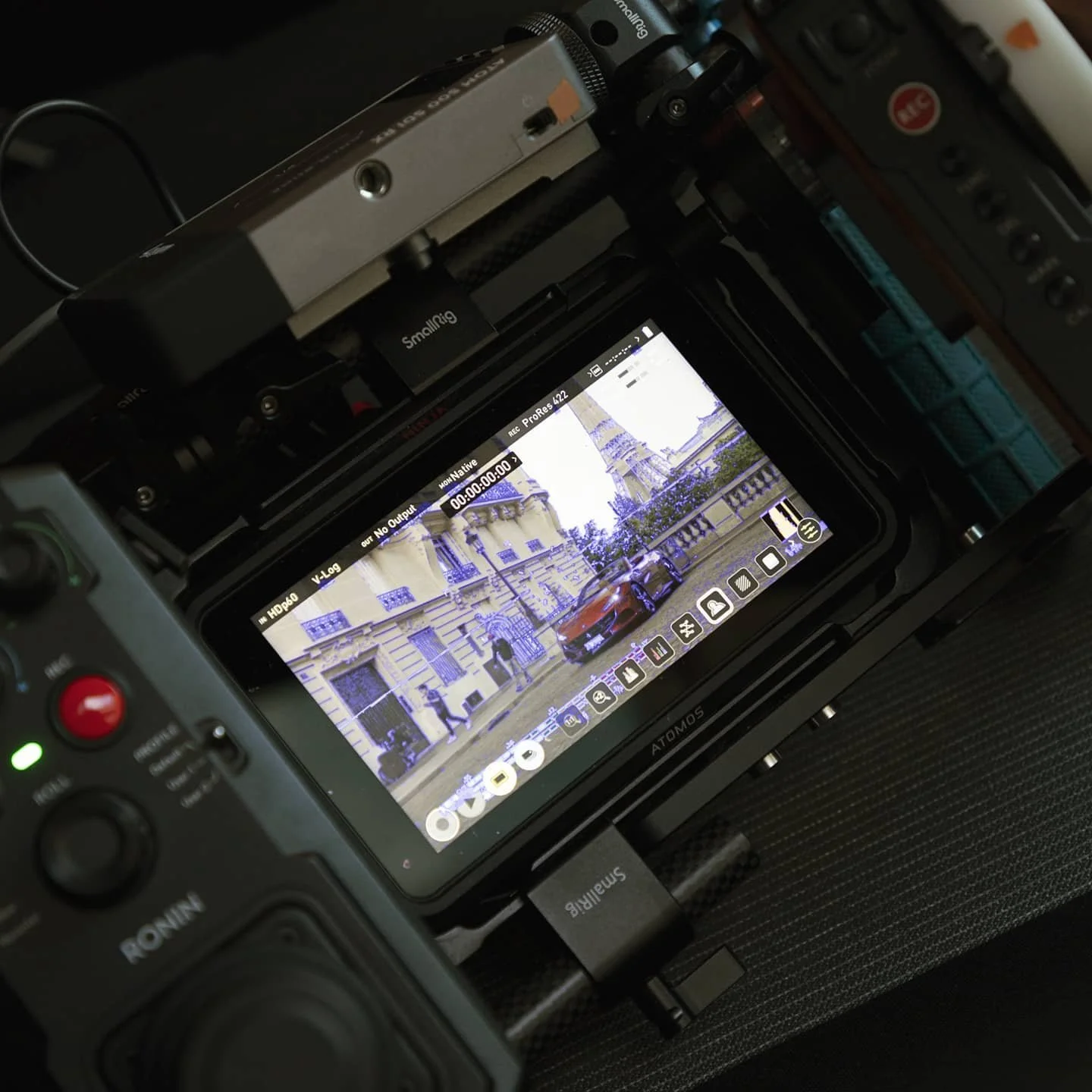 //2021 Ferrari Portofino M// BTS Paris @vaxisglobal  @smallrig.global @atomos.global @tiltamax #ferrariportofinom