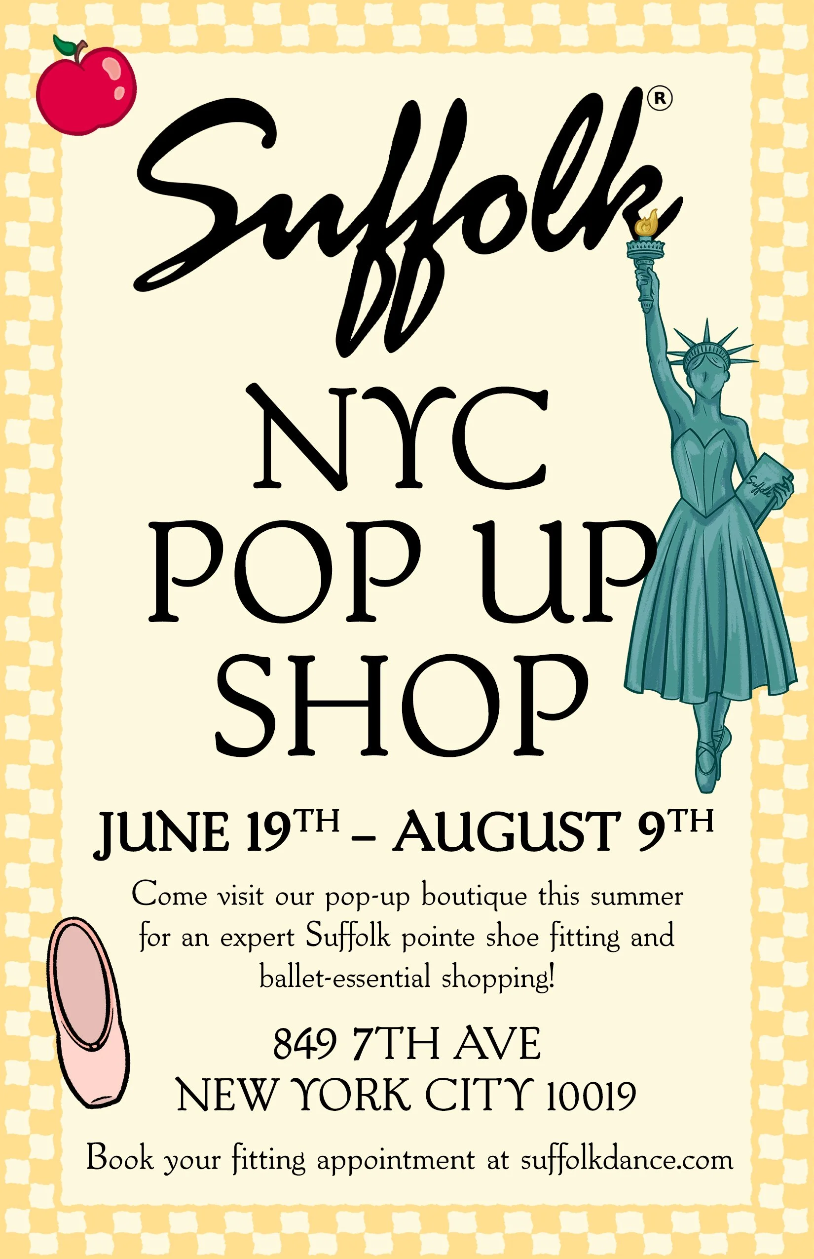 Suffolk NYC Pop Up Shop 2026