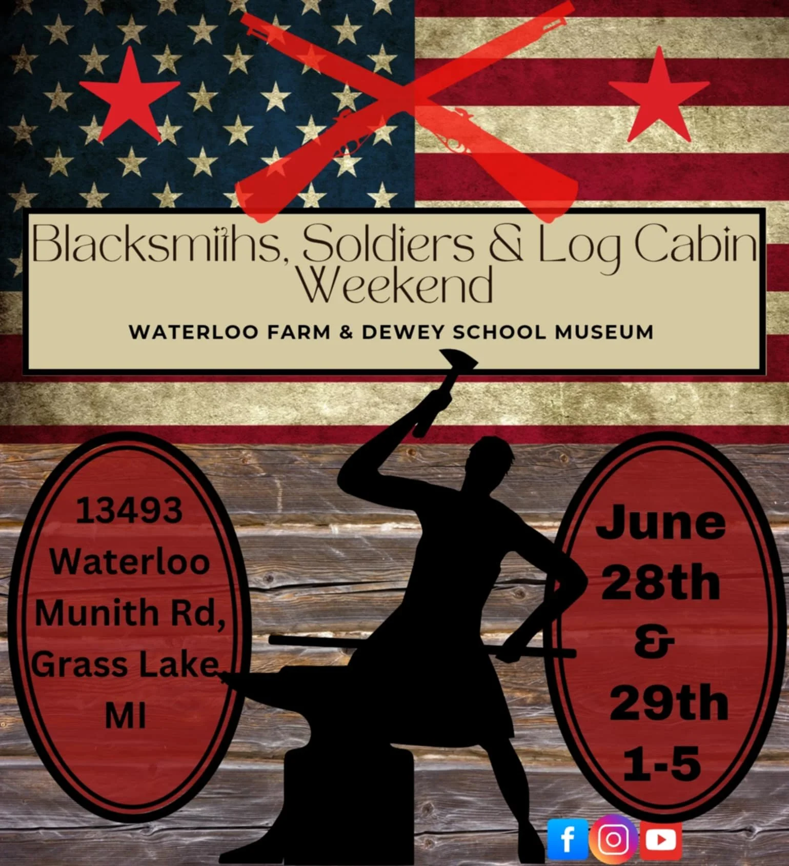 Blacksmiths, Soldiers and Log Cabins