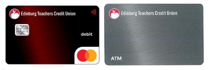 IT'S OFFICIAL! OUR NEW DEBIT AND ATM CARDS ARE HERE!