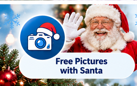 Free pictures with Santa
