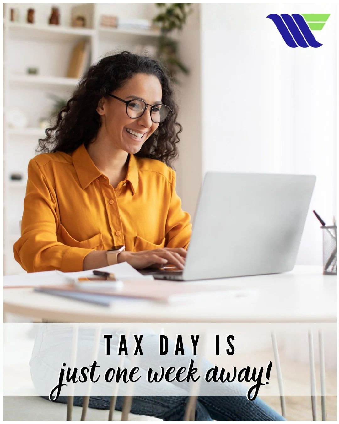 Tax Day is officially just one week away! 🗓️

👉 Double-check that you have all your 1099s, W-2s, and interest statements (check your WFFCU e-Statements!) in one place. File electronically to reduce errors and always verify your math.

Need a little