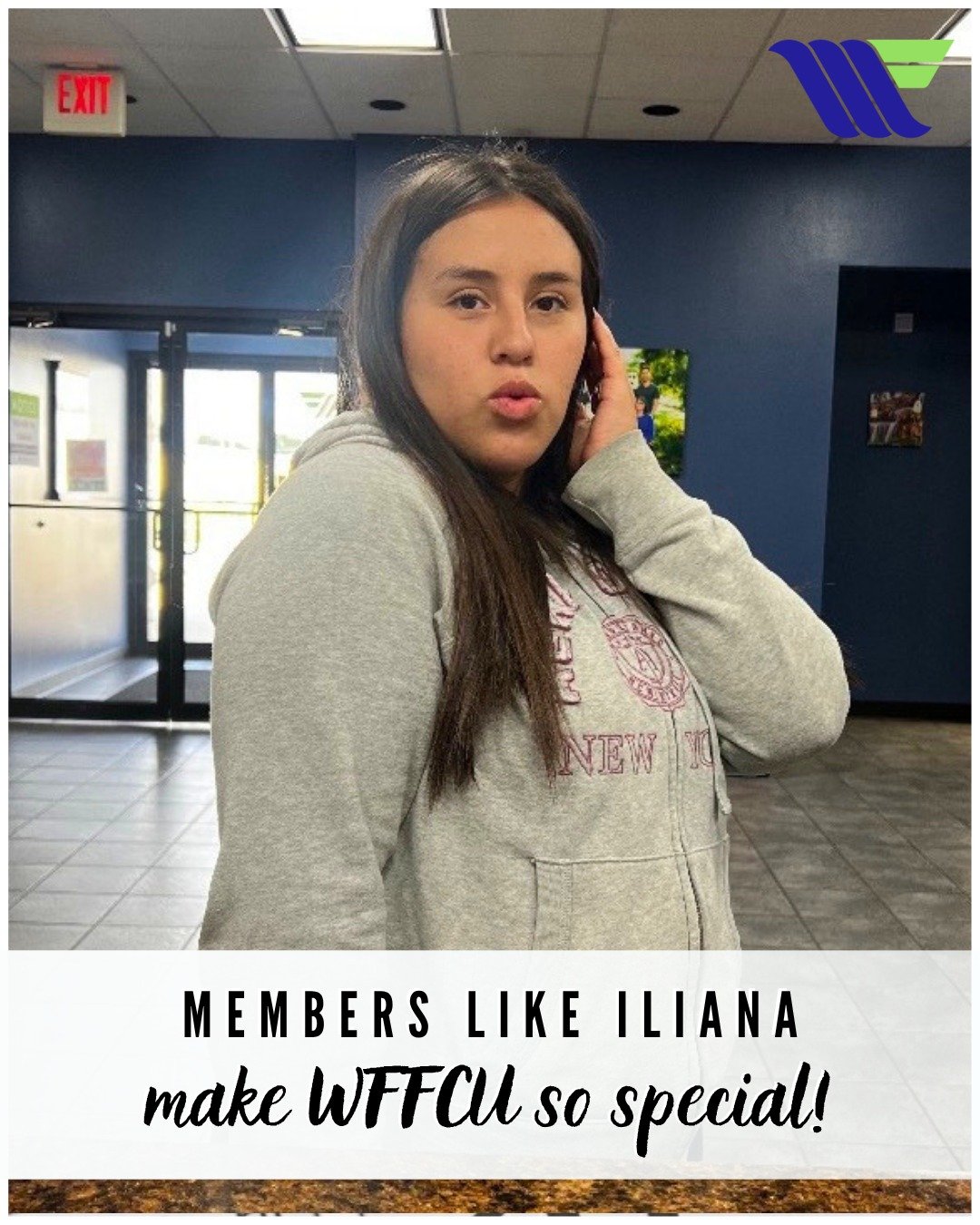 Happy Member Monday! 🤩

This week, we're shining the spotlight on Iliana&mdash;and honestly? This photo says it all!

She brings the personality, the humor, and always knows how to brighten our day. We love a member who shows up with personality! 💚