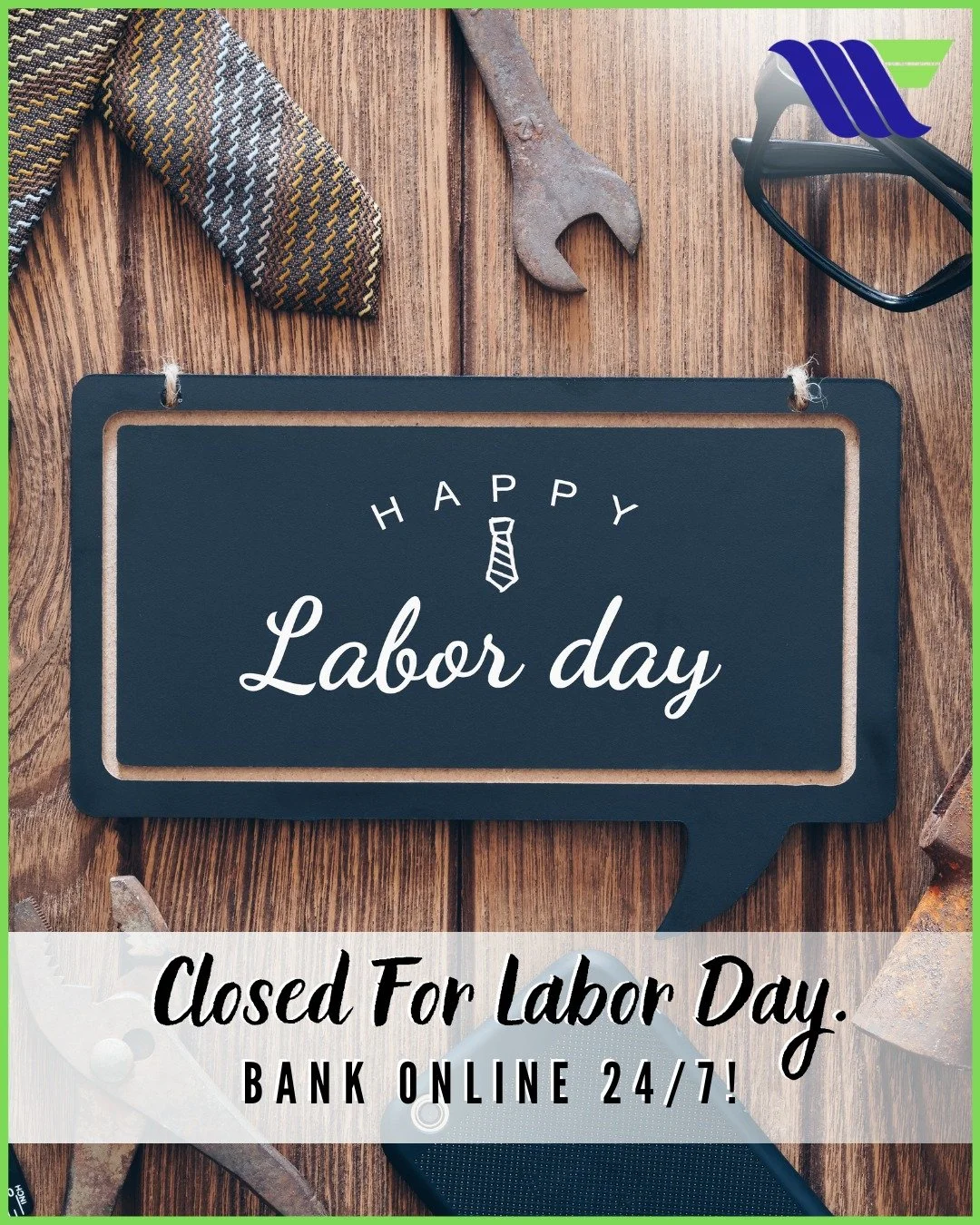 Happy Labor Day, Wichita Falls! 🇺🇸✨

Today, we honor the hard work, dedication, and contributions of all the workers who keep our community growing strong. In observance of the holiday, our Wichita Falls FCU branches are closed today, Monday, Septe