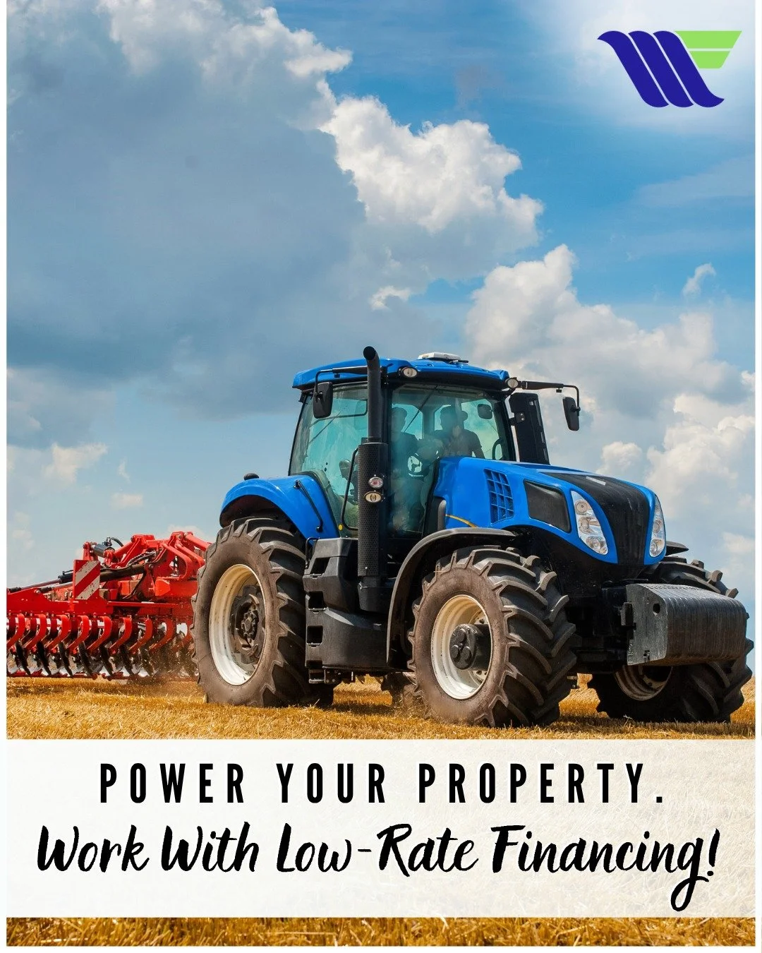 Gearing up for fall land maintenance or prepping your property for the new season? 🚜🌾 Whether you are upgrading your farm equipment or purchasing a new utility vehicle, our local lending team is here to power your big goals. With competitive rates,