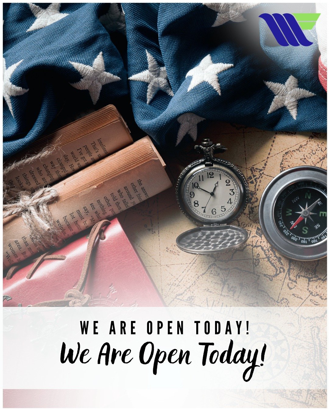 Happy Columbus Day, Wichita Falls! 🇺🇸✨ We are OPEN and ready to serve you today, Monday, October 12, 2026! Whether you are stopping by our lobby, swinging through our Drive-Thru, or applying for a Loan online, our local team is here to help you rea