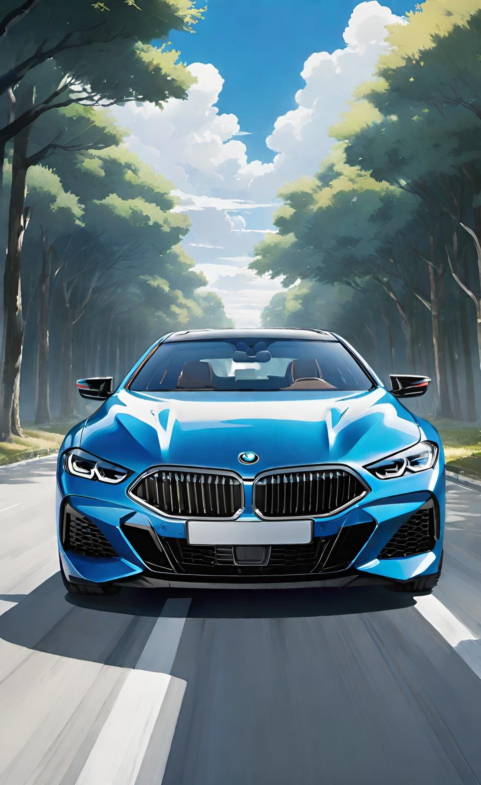  Images of the BMW 8 Coupe model produced by Wombo 