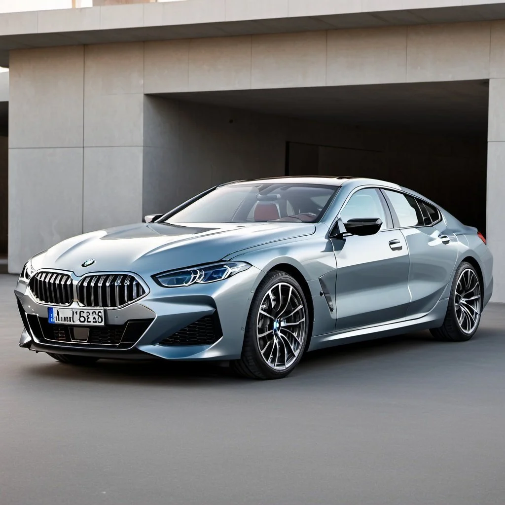  Images of the BMW 8 Coupe model produced by Stable Diffusion  