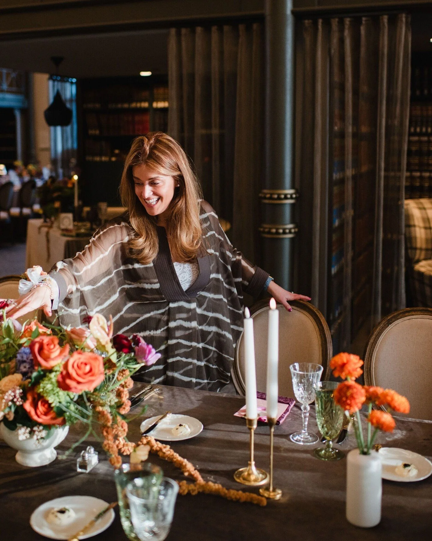 Happy Birthday to our very own designer, Shane! 🎂 

A proud Evanston local, Shane is Saville's most &quot;senior&quot; staff member, having worked alongside Mark for more than six years. Her designs are colorful, fun, and lush... and she's especiall