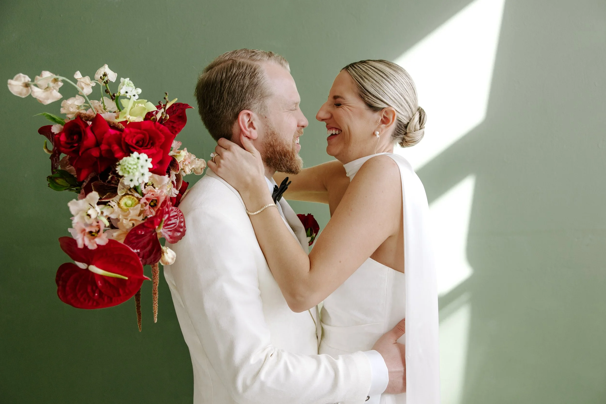Jillian + Sean | An Intimate Winter Wedding and Logan Square Elopement Dinner