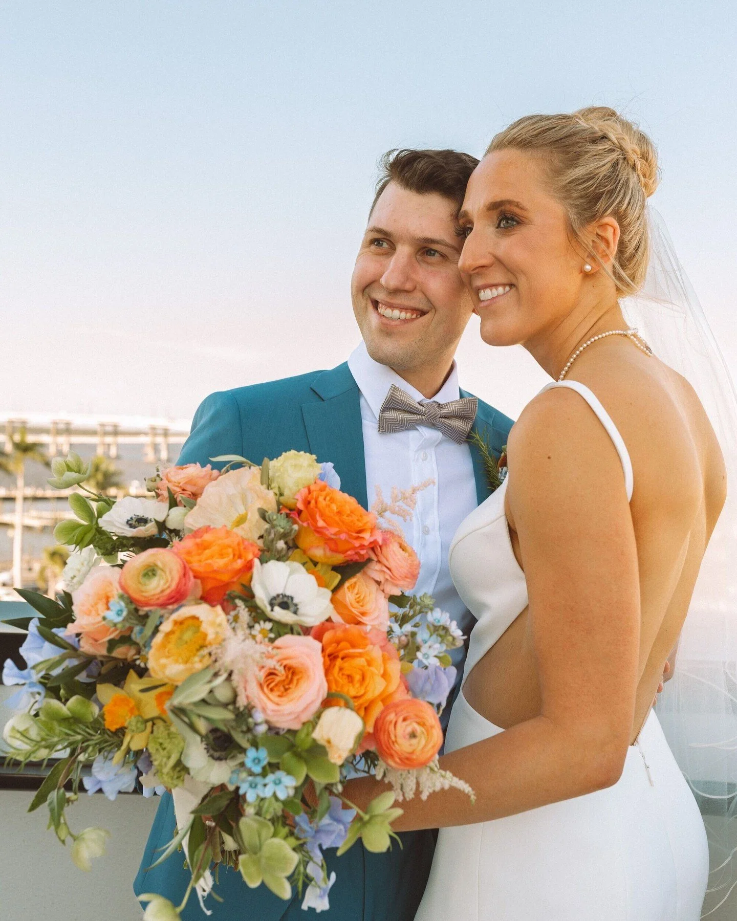 ⭐⭐⭐⭐⭐ "Mark went above and beyond to make our wedding decor outstanding. The spread was absolutely stunning and even beyond what I had in mind. Mark met my vision and then added to it! Best of all was my bridal arrangement. As you can see, it wa