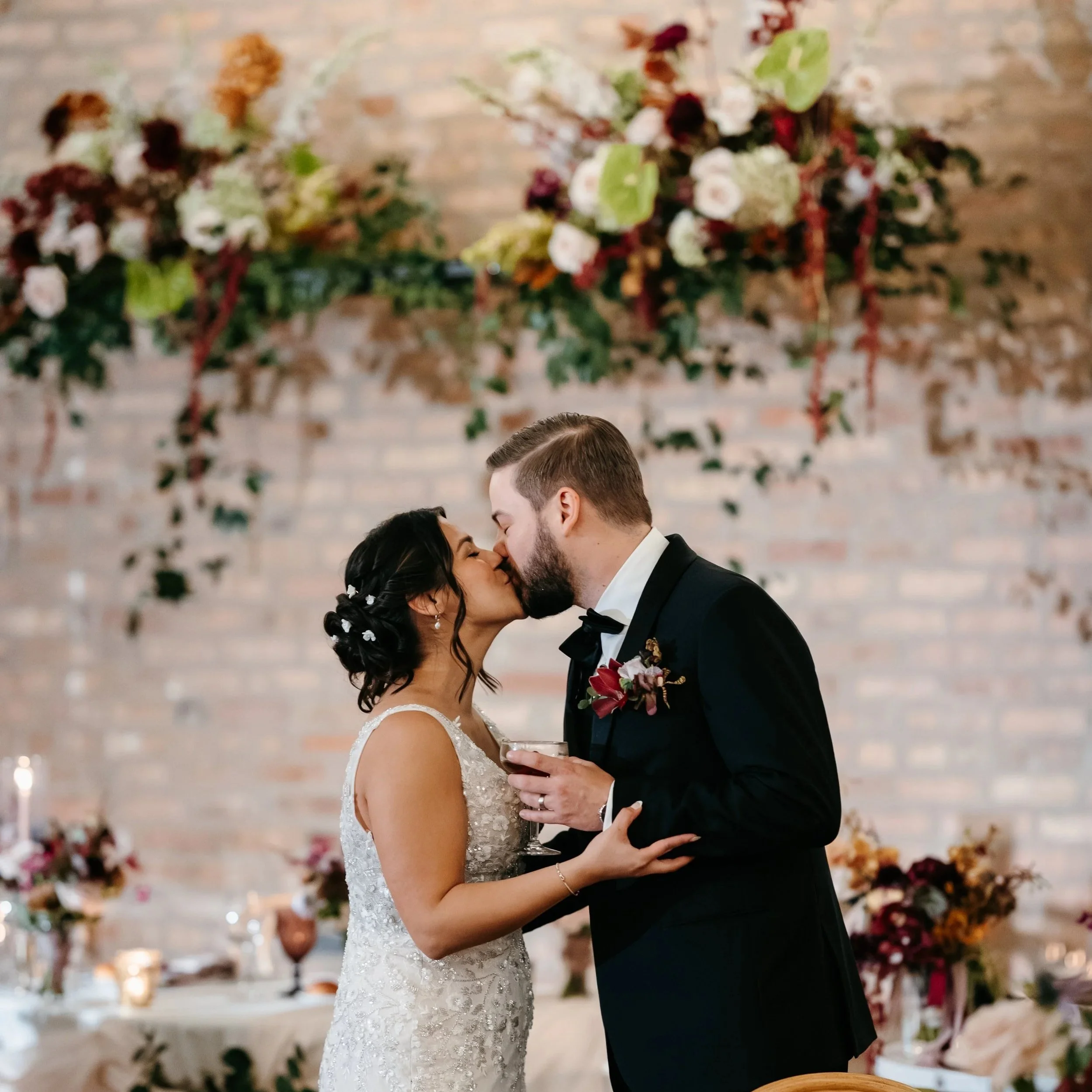 Marsha + Sean | A Moody, Romantic Fall Wedding at The Arbory Chicago