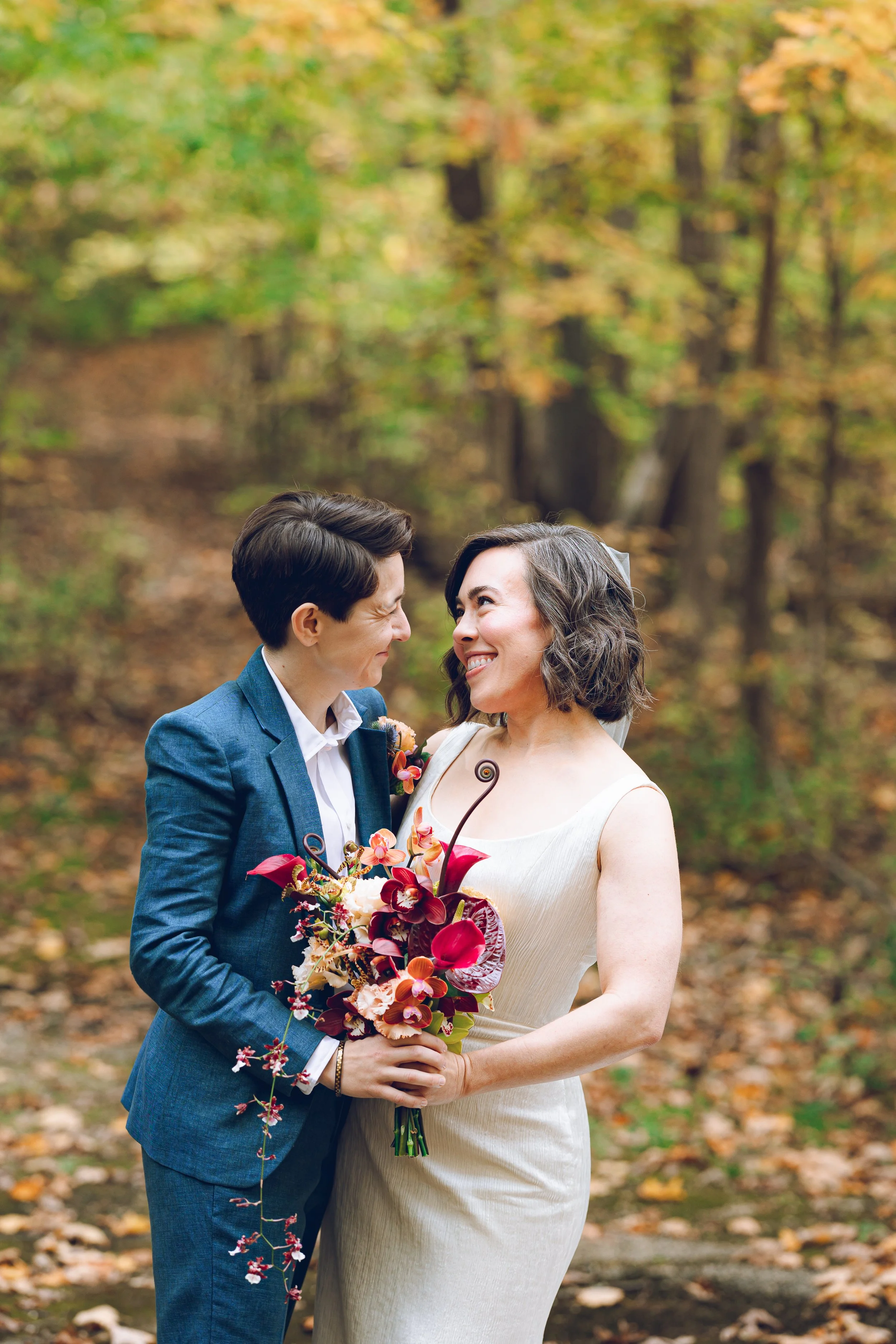 Addie + Julia | A Contemporary Autumn Wedding in Highland Park and Winnetka