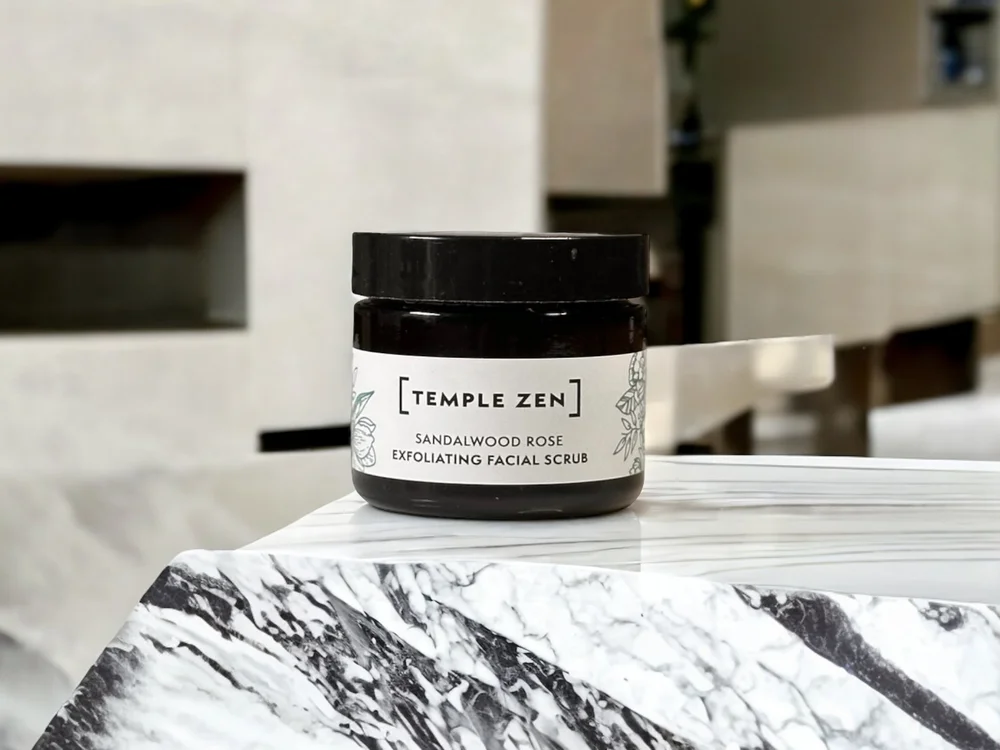 Sandalwood Rose exfoliator