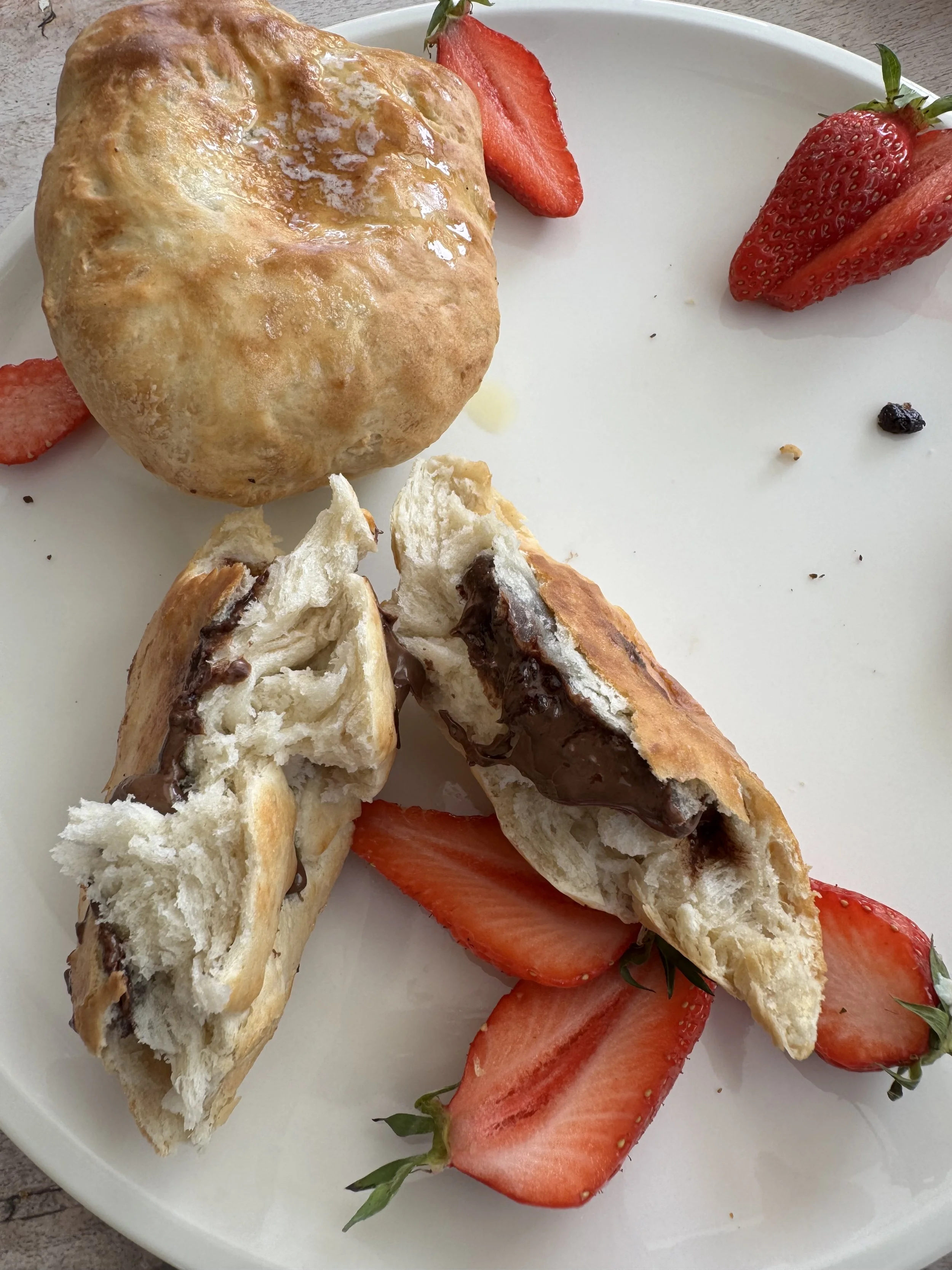 nutella pockets recipe by food blogger briochette