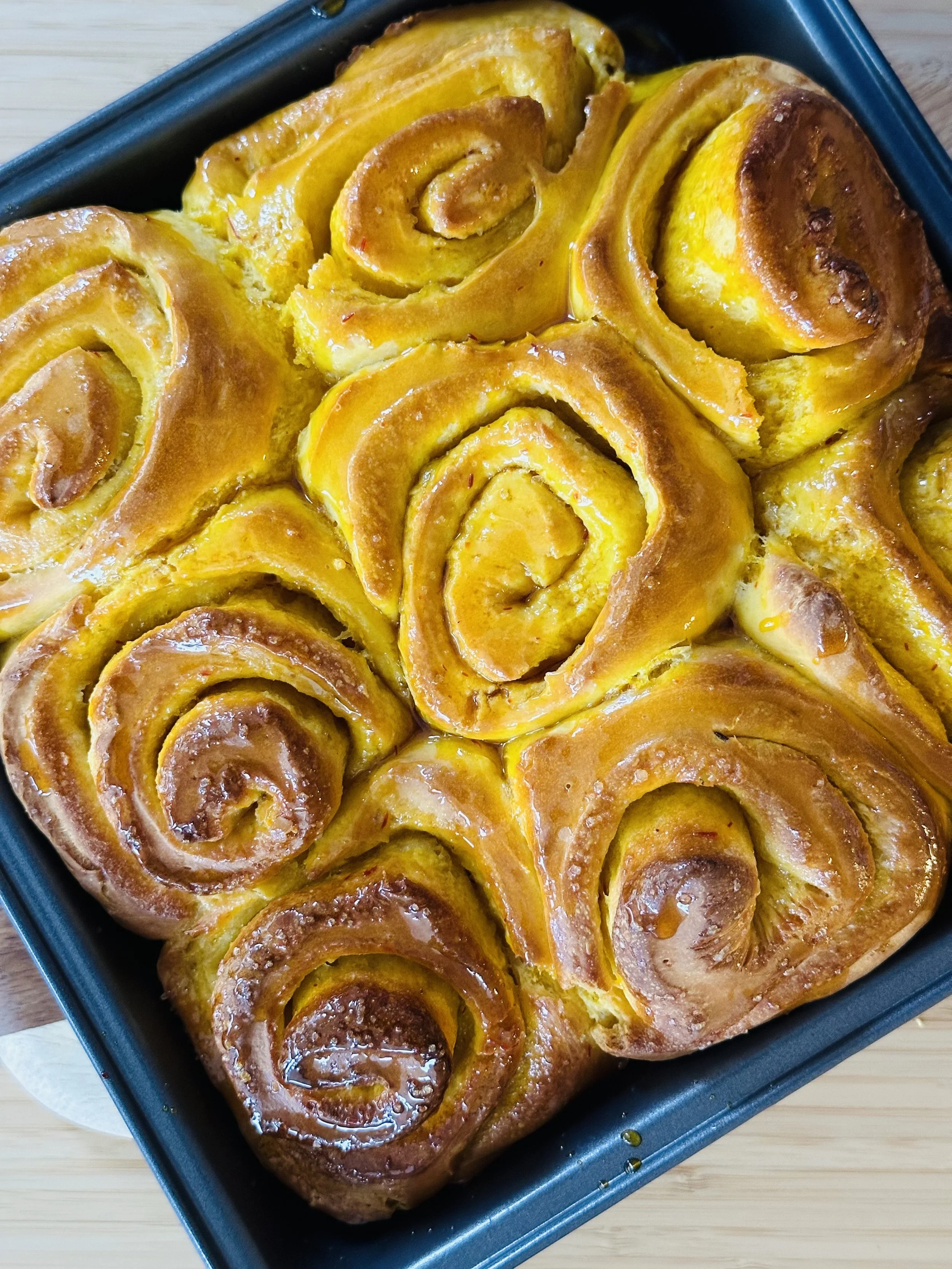 saffron brioche rolls recipe by food blogger briochette