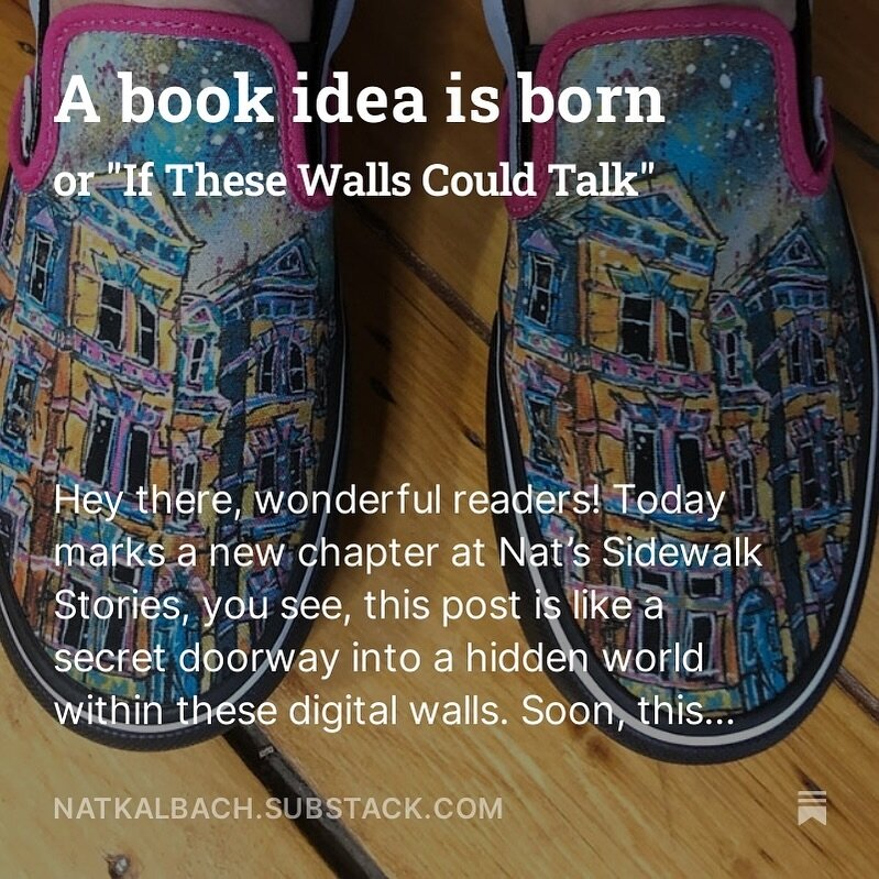 📚✨ Exciting News! I&rsquo;ve just posted on Nat&rsquo;s Sidewalk Stories, talking about my new book idea and how it came about. I am sharing some of my excerpts and a view behind the scenes in the next couple of months and hope you will join me on t