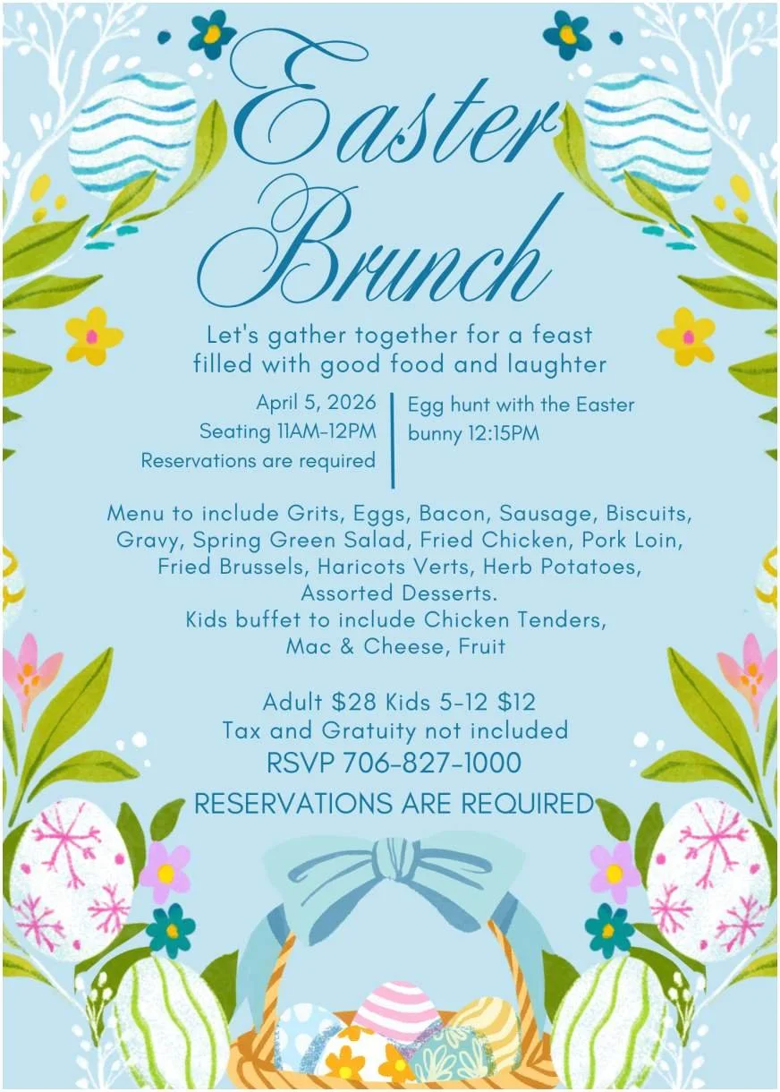 Easter Sunday Buffet at the Club