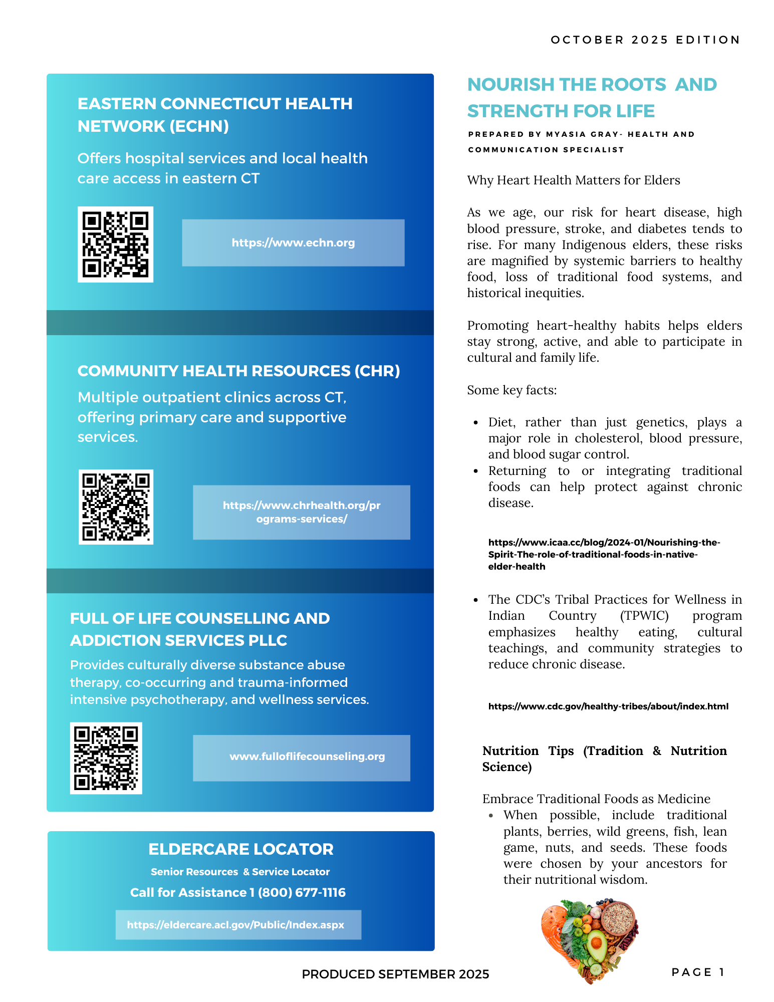 October Newsletter: Nourish The Roots and Strength for Life