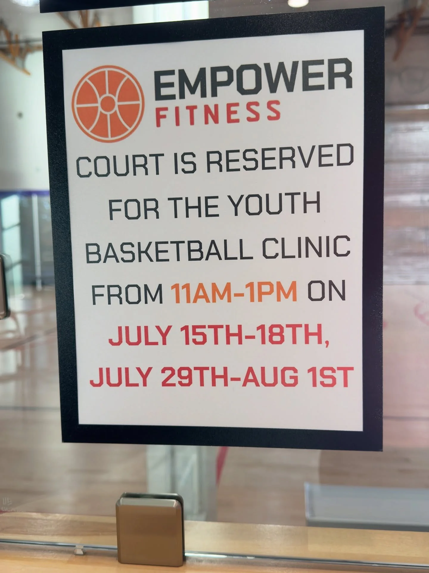 Youth Basketball Clinics start today! 
Get more information and sign up on our website. Ages 8-17 years.