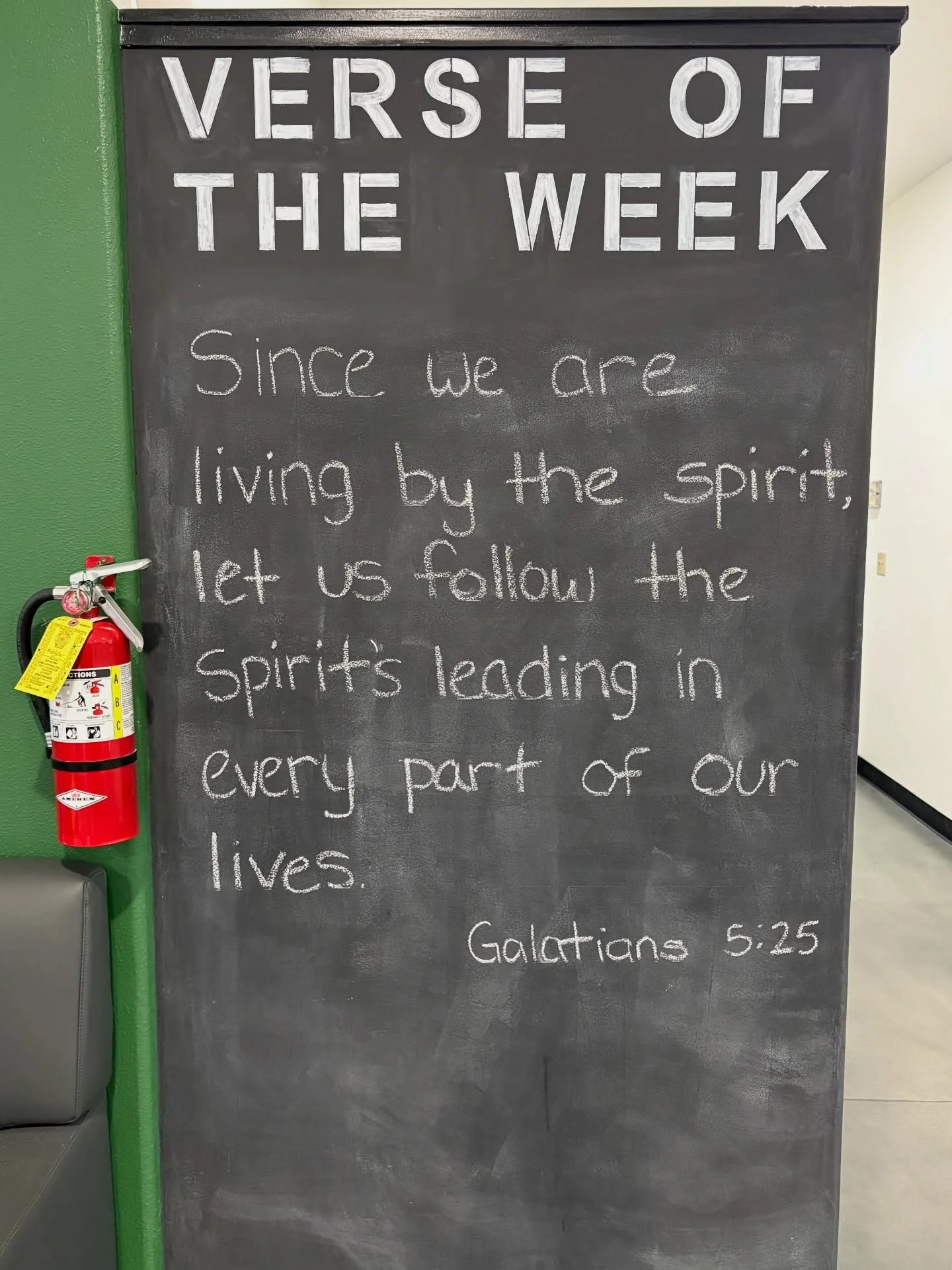 Verse of the Week: Since we are living by the spirit, let us follow the Spirit&rsquo;s leading in every part of our lives.
~ Galatians 5:25