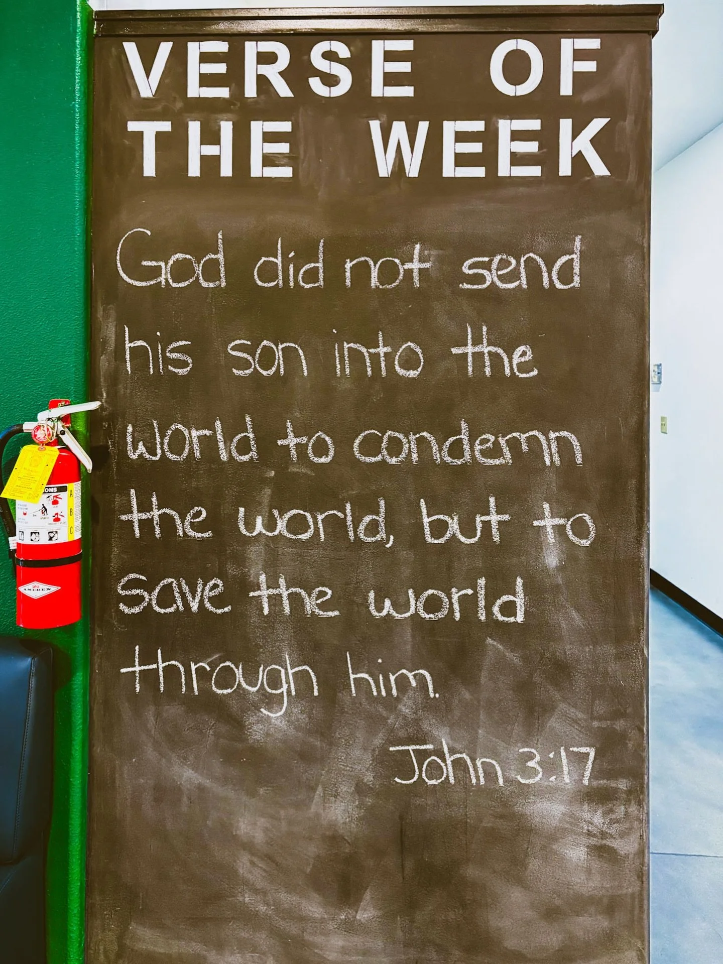 God did not send His son into the
World to condemn the world, but to
Save the world through him.
John 3:17