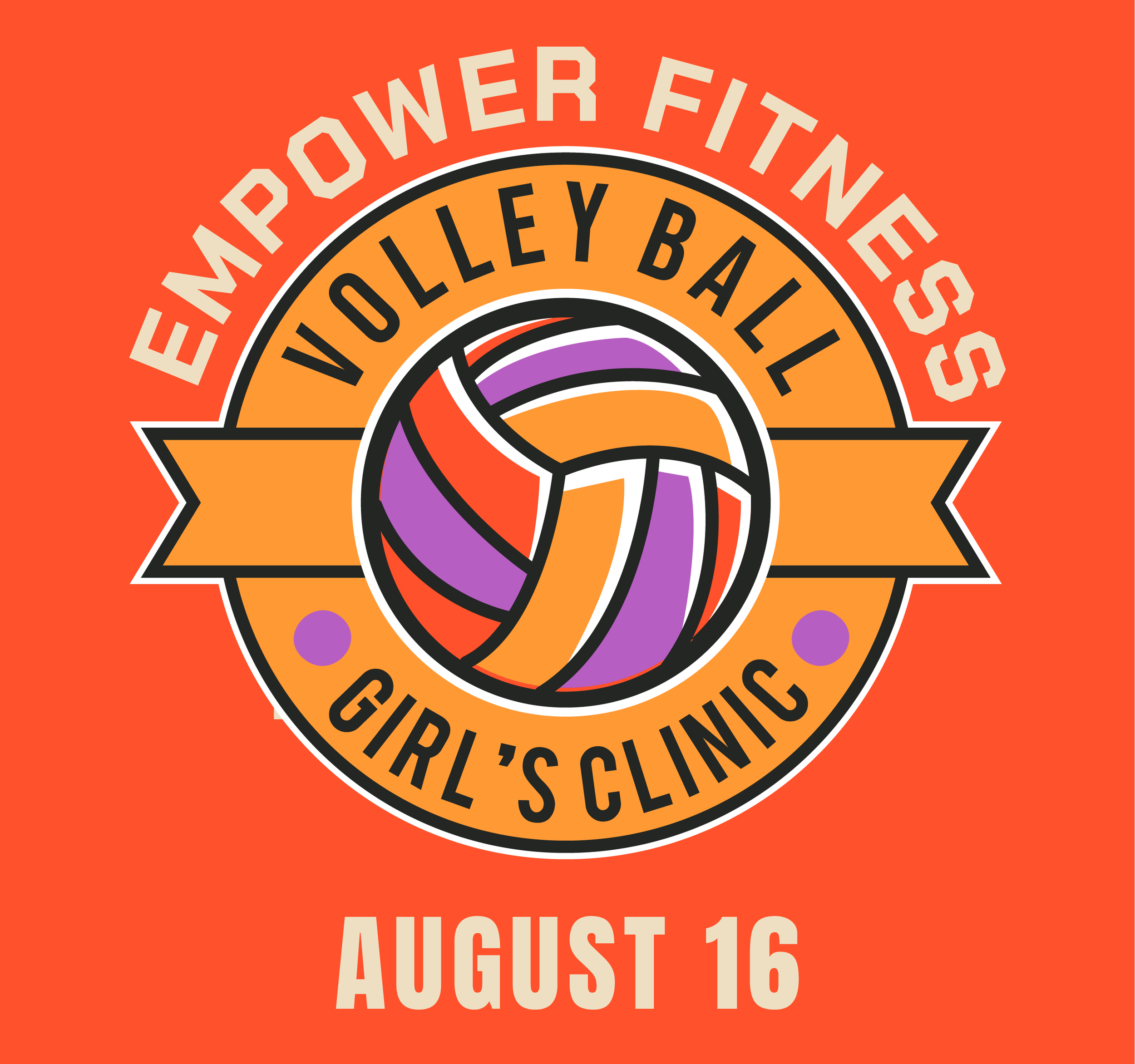 Girls Volleyball Clinic Aug 16