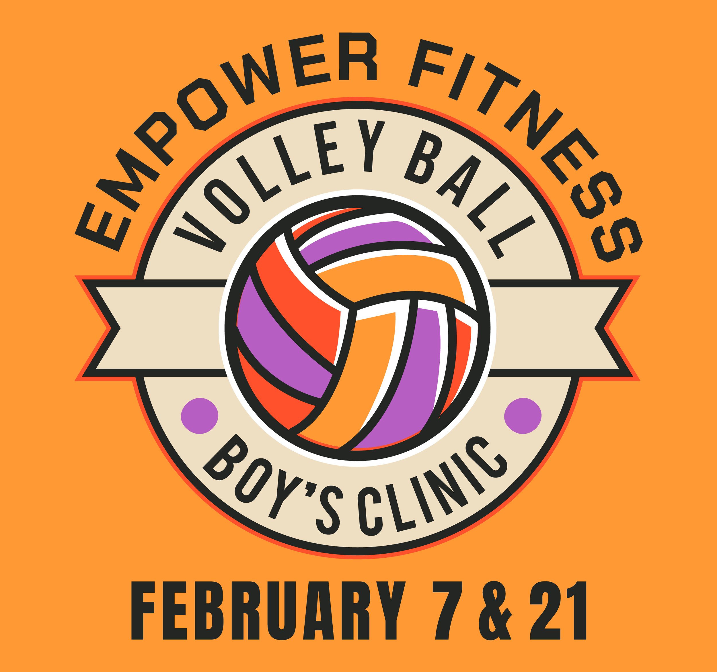 Volleyball Clinic Feb 7 & 21