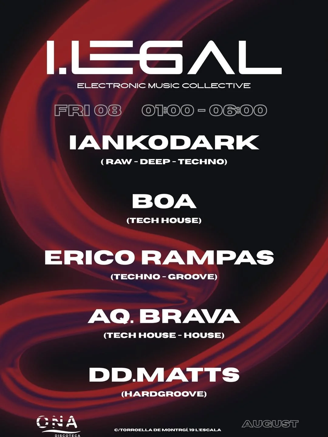 I·Legal x Discoteca Ona