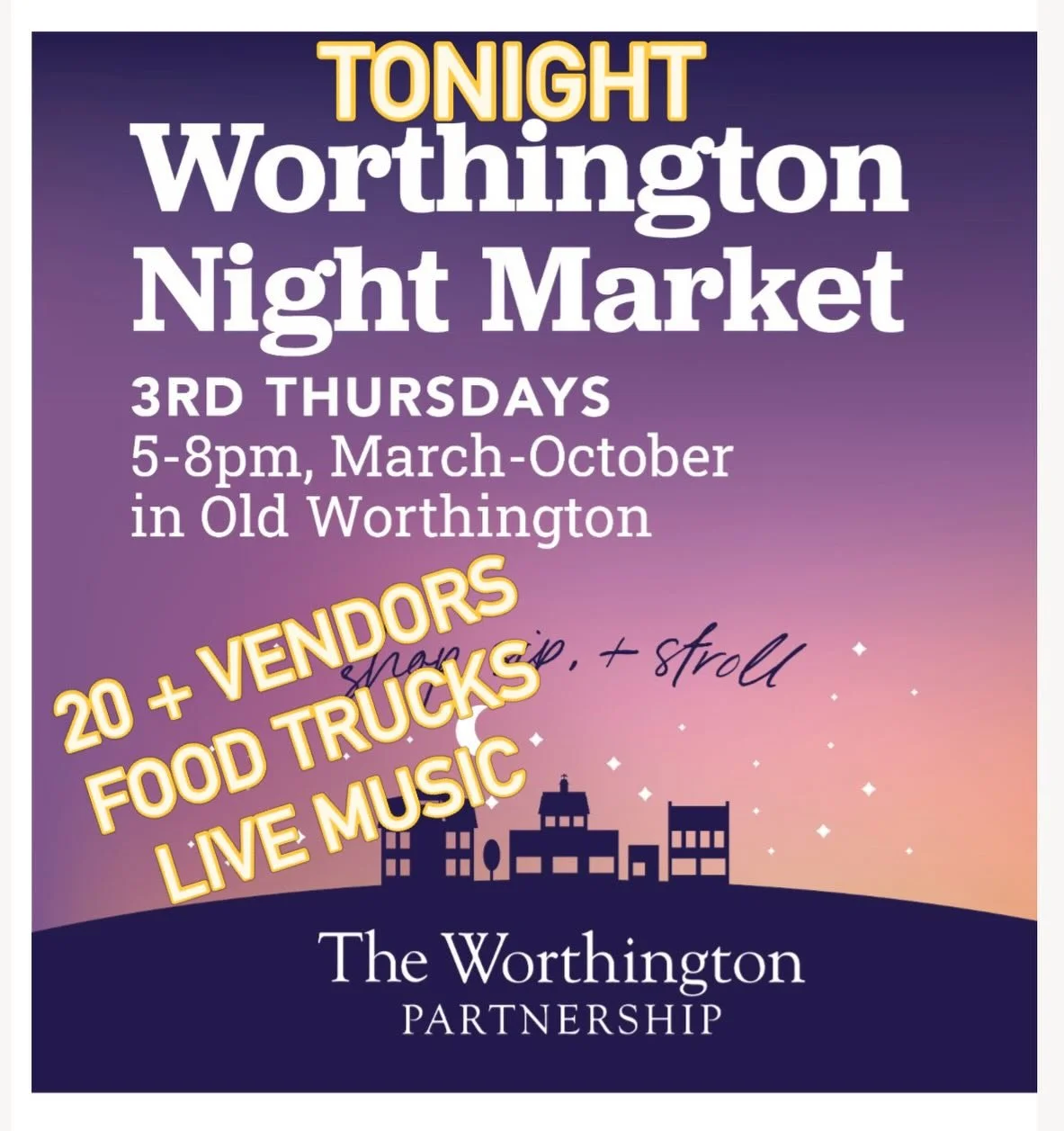 The weathers fine, let&rsquo;s drink some wine! Night Market TONIGHT 5-8pm!