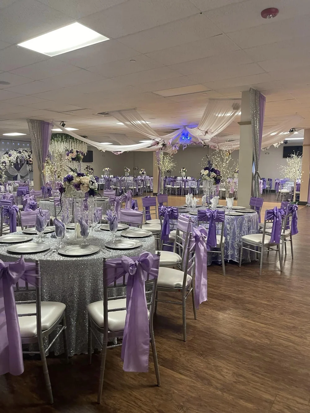 Themed backdrop and stage designed for a celebration