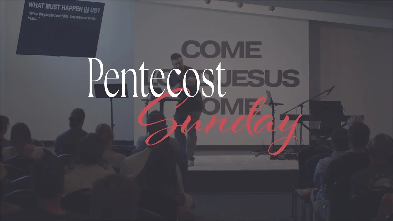 Pentecost: God in us, not beside us.