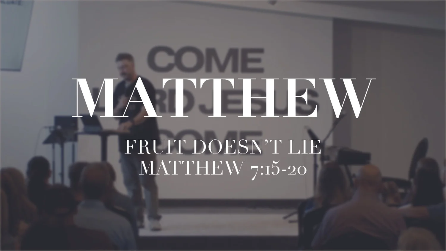 Fruit Doesn't Lie | Matthew 7:15-20