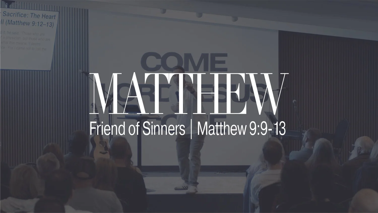 Friend of Sinners | Matthew 9:9-13