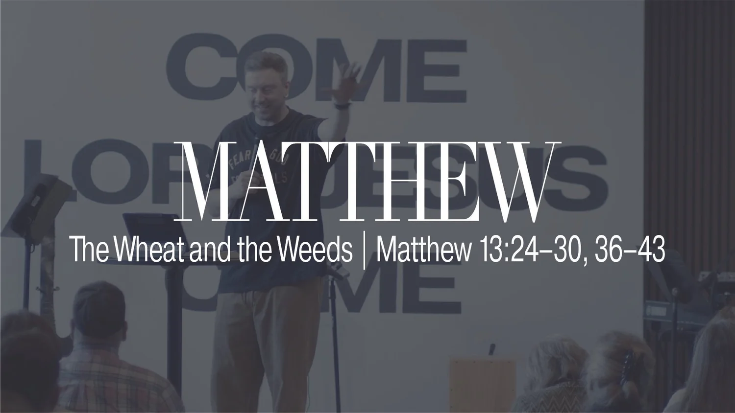 The Wheat and the Weeds | Matthew 13:24–30, 36–43